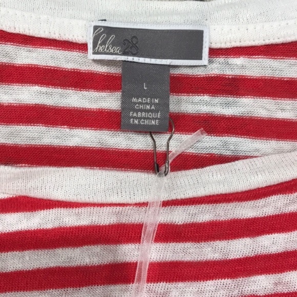 Chelsea28 Ruffle Linen Tee - Picture 3 of 5